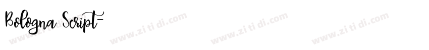 Bologna Script字体转换